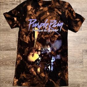 Acid Washed Vintage Prince Purple Rain Shirt